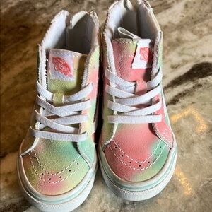 Vans Kids Pastel High-Top Sneakers size 7
